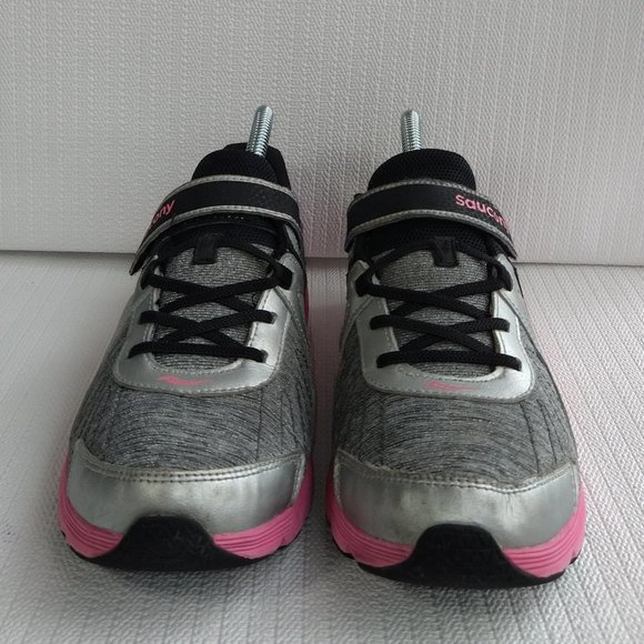 🖤SAUCONY GIRLS KOTARO 3 NO-TIE SNEAKERS SIZE 6.5🖤 - Picture 2 of 11